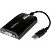 StarTech.com USB to DVI Adapter – 1920×1200 – External Video & Graphics Card – Dual Monitor Display Adapter Cable – Supports Mac & Windows (USB2DVIPRO2),Black(USB 2.0 to DVI (DL Certified))
