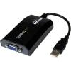 StarTech.com USB to DVI Adapter – 1920×1200 – External Video & Graphics Card – Dual Monitor Display Adapter Cable – Supports Mac & Windows (USB2DVIPRO2),Black(USB 2.0 to VGA (DL Certified))
