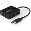 StarTech.com USB to Fiber Optic Converter – 1000Base-SX SC – MM – Windows/Mac/Linux – USB 3.0 Ethernet Adapter – Network Adapter (US1GA30SXSC)(SC 1000Base-SX / USB A)
