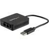 StarTech.com USB to Fiber Optic Converter – 1000Base-SX SC – MM – Windows/Mac/Linux – USB 3.0 Ethernet Adapter – Network Adapter (US1GA30SXSC)(SC 100Base-FX / USB A)