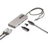 StarTech.com USB-C to Dual-HDMI Adapter, USB-C/A to 2X HDMI Converter, 4K 60Hz, 100W PD Pass-Through, Win/Mac, TAA(2 x HDMI & 3-port hub)