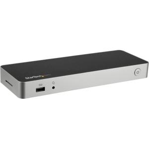 StarTech.com USB C Dock – Dual Monitor HDMI & DisplayPort 4K 30Hz – USB Type-C Laptop Docking Station 60W Power Delivery, SD, 4-Port USB-A 3.0 Hub, GbE, Audio – Thunderbolt 3 Compatible (DK30CHDDPPD)