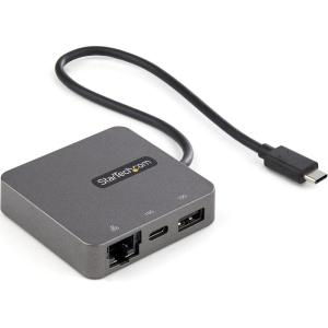 StarTech.com USB-C Multiport Adapter – USB 3.1 Gen 2 Type-C Mini Dock – USB-C to 4K HDMI or 1080p VGA Video – 10Gbps USB-A USB-C, GbE – Portable Travel Laptop Dock – Works w/Thunderbolt 3, TAA