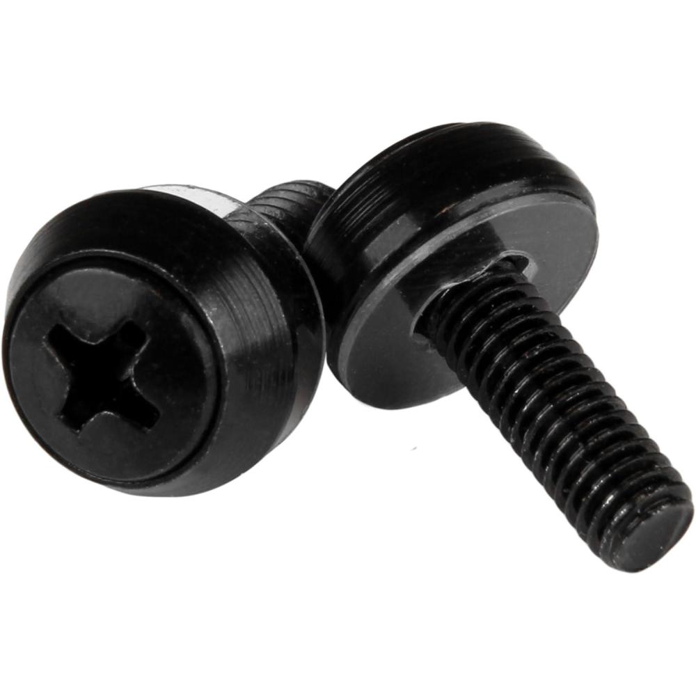 imageStarTech Server Rack Screws 1032 Screws 50 Pack Model CABSCRWS1032Black Mounting Screws
