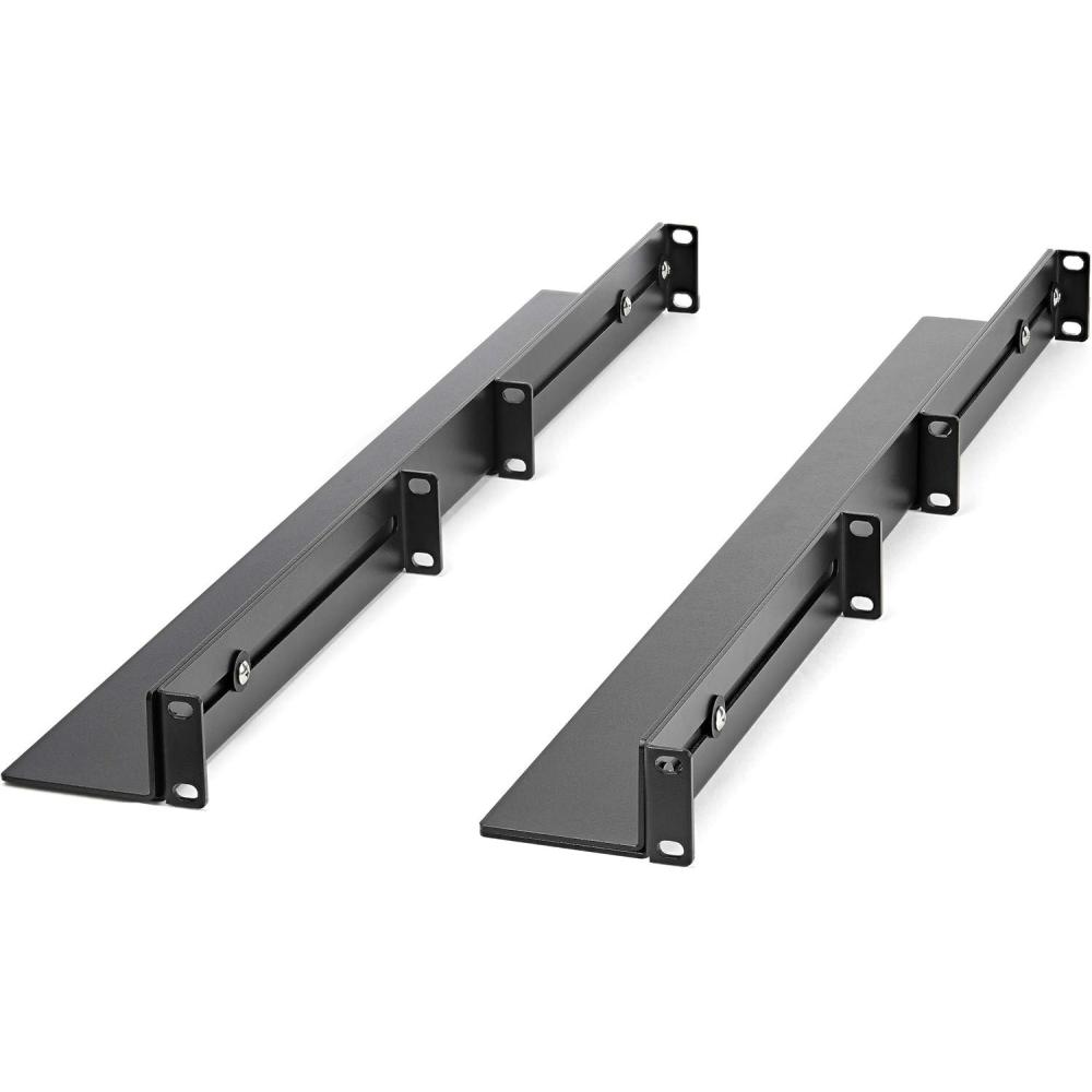 imageStarTechcom 1U 19 inch Server Rack Rails  2436 inch Adjustable Depth  Universal 4 Post Rack Mount Rails  Network EquipmentServerUPS Mounting Rail Kit HPE ProLiant Dell PowerEdge UNIRAILS1UB