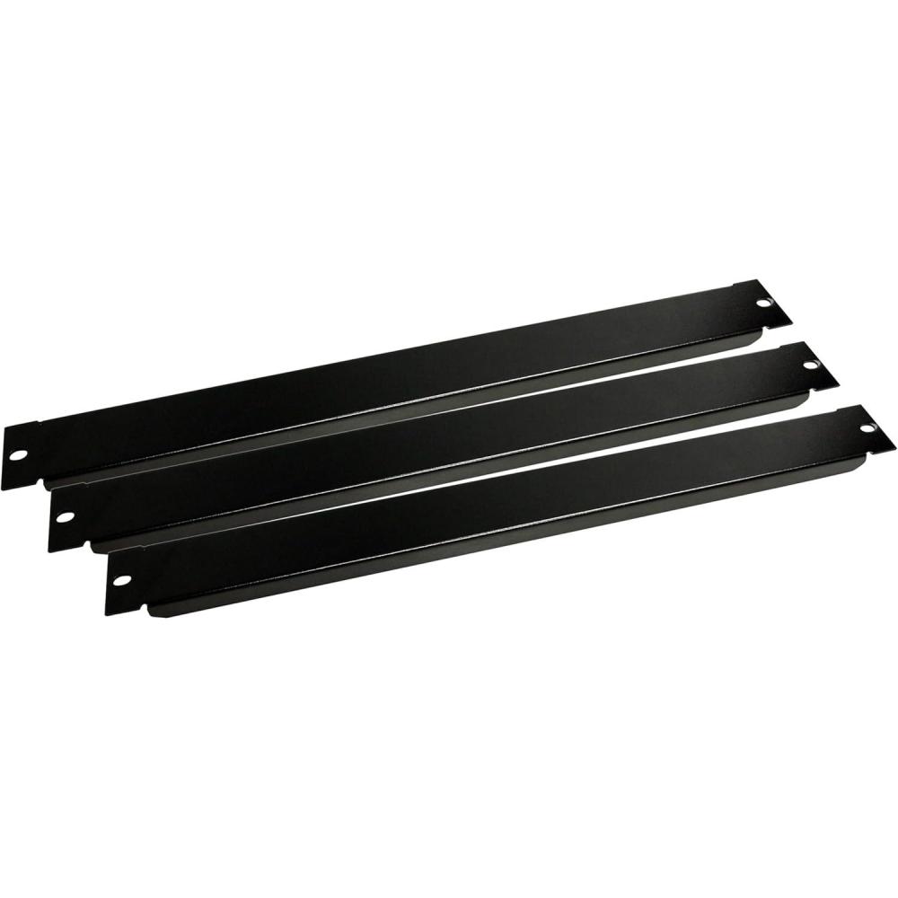 imageStarTechcom 1U Blanking Panel  Metal Rack Mount Filler Panel  for 19in Server Rack Enclosure or Cabinet  Steel  Black BLANKB11U Pack of 3