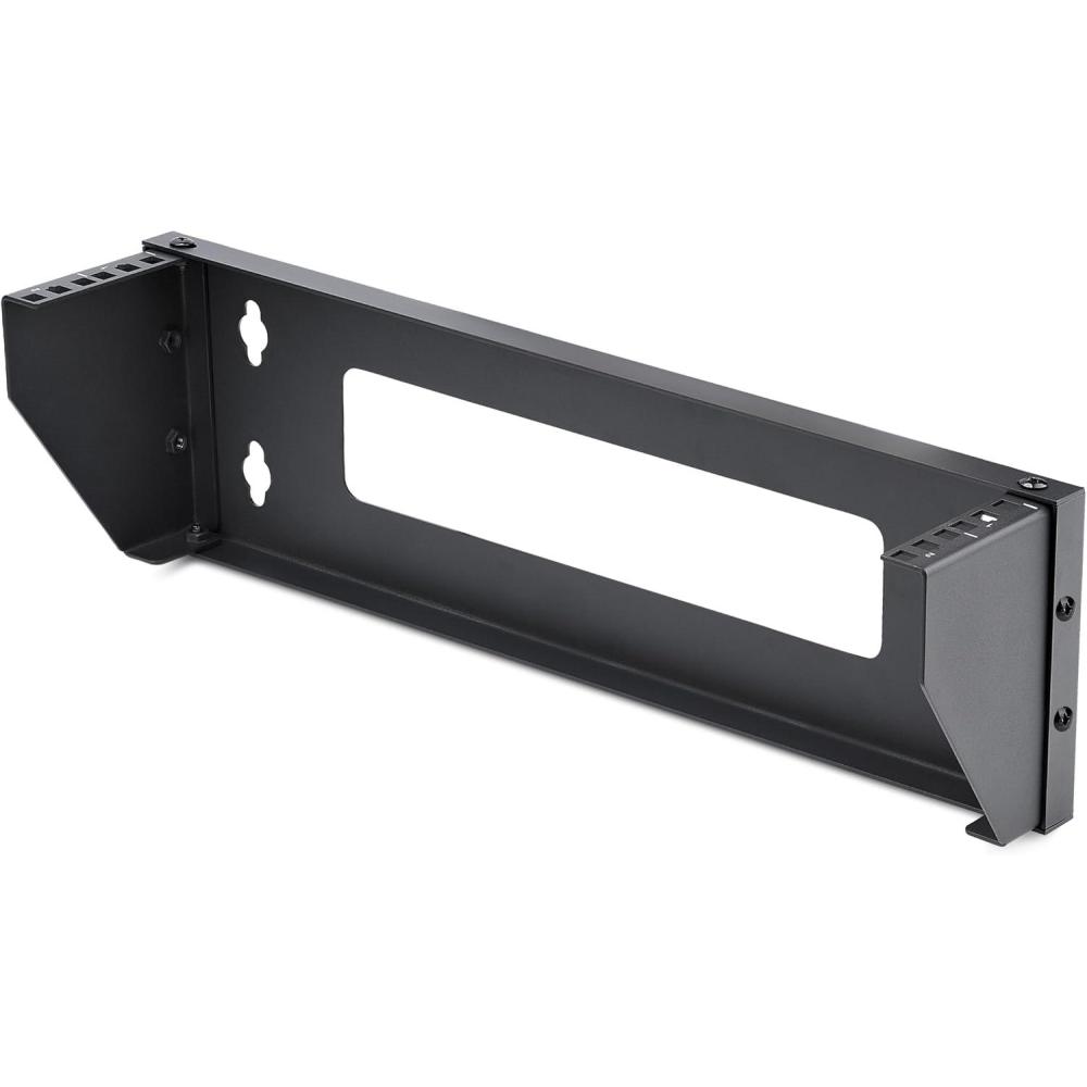 imageStarTechcom 1U Vertical WallMount Bracket for 19Inch Rack Mountable Equipment 121lb55kg Capacity for Patch PanelsServers2U