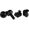 StarTech Server Rack Screws 10-32 Screws 50 Pack Model CABSCRWS1032(Black Cage Nuts and Mounting Screws)