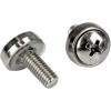 StarTech Server Rack Screws 10-32 Screws 50 Pack Model CABSCRWS1032(Silver)