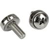 StarTech Server Rack Screws 10-32 Screws 50 Pack Model CABSCRWS1032(Silver)