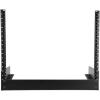 StarTech.com 12U Open Frame Server Rack – 19″ 2 Post Network Rack – Free Standing Audio Video & IT Equipment (RK12OD)(8U)
