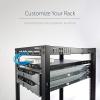 StarTech.com 1U 4-Post Adjustable Server Rack Mount Shelf – 330lbs(150 kg) – 19.5 to 38in Adjustable Mounting Depth Universal Tray for 19″ AV, Data & Network Equipment Rack – 27.5in Deep (ADJSHELFHD)(175 lbs | Vented)