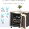 StarTech.com 1U Vented Server Rack Shelf, 12in/31.5cm Mounting Depth, for 19″ Rack/Cabinet, SPCC Steel, Max 25lb/11.3kg(12″)