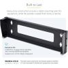 StarTech.com 1U Vertical Wall-Mount Bracket for 19Inch Rack Mountable Equipment, 121lb/55kg Capacity, for Patch Panels/Servers(1U)