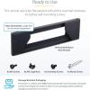 StarTech.com 1U Vertical Wall-Mount Bracket for 19Inch Rack Mountable Equipment, 121lb/55kg Capacity, for Patch Panels/Servers(2U)