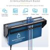 StarTech.com 1U Vertical Wall-Mount Bracket for 19Inch Rack Mountable Equipment, 121lb/55kg Capacity, for Patch Panels/Servers(2U)
