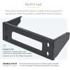 StarTech.com 1U Vertical Wall-Mount Bracket for 19Inch Rack Mountable Equipment, 121lb/55kg Capacity, for Patch Panels/Servers(4U)