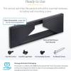 StarTech.com 1U Vertical Wall-Mount Bracket for 19Inch Rack Mountable Equipment, 121lb/55kg Capacity, for Patch Panels/Servers(4U)