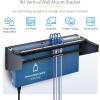 StarTech.com 1U Vertical Wall-Mount Bracket for 19Inch Rack Mountable Equipment, 121lb/55kg Capacity, for Patch Panels/Servers(4U)
