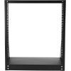 StarTech.com 2-Post 16U Heavy-Duty Desktop Server Rack, Small Open Frame 19in Computer Rack, Compact Network Rack for AV / Studio / Data / IT Equipment, Two-Post Home/Office Rack, TAA (2POSTRACK16)(12U)