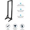 StarTech.com 2-Post 42U Mobile Open Frame Server Rack, Two Post 19in Network Rack with Casters, Rolling Open Rack for AV/Data/IT Equipment, Computer Rack for Home/Office Spaces (2POSTRACK42)(2 Post)