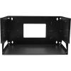 StarTech.com 2-Post 8U Open Frame Wall Mount Network Rack with Built-in Shelf, Wall Mount Data Rack with Adjustable Depth for AV / Computer / IT Equipment, TAA Compliant Server Rack (WALLSHELF8U)(4U)
