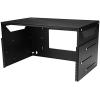 StarTech.com 2-Post 8U Open Frame Wall Mount Network Rack with Built-in Shelf, Wall Mount Data Rack with Adjustable Depth for AV / Computer / IT Equipment, TAA Compliant Server Rack (WALLSHELF8U)(4U)