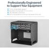 StarTech.com 2-Post 8U Open Frame Wall Mount Network Rack with Built-in Shelf, Wall Mount Data Rack with Adjustable Depth for AV / Computer / IT Equipment, TAA Compliant Server Rack (WALLSHELF8U)(17.6″x19.1″x12.1″)