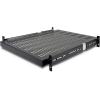 StarTech.com 2U Sliding Server Rack Mount Shelf – 20 to 30in Adjustable Mounting Depth – Vented – 50lb – Heavy Duty Universal 19” Rack Shelf for Equipment Rack – 24in Deep (UNISLDSHF19)(3.5″ x 18.9″ x 24″)
