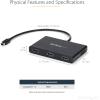 StarTech.com 3-Port Multi Monitor Adapter – Mini DisplayPort to HDMI MST Hub – Triple 1080p/Dual 4K 30Hz – Video Splitter for Extended Desktop Mode on Windows Only – mDP 1.2 to 3x HDMI (MSTMDP123HD)(Mini DisplayPort to)