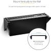 StarTech.com 3U 19″ Wall Mount Vertical Rack Bracket, Wall Mount Patch Panel Bracket for Data/AV/IT/Computer Equipment, 3U Rack for Cabinet or Server Room, Supports 150lb (68kg) , TAA (RK319WALLV)(3U)