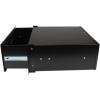 StarTech.com 4U Rack Mount Drawer – 55 lb (25 kg) – 4U Steel Storage Rack Drawer for 19″ AV / Sever / Network Equipment Rack or Cabinet (4UDRAWER) Black(14 Inch depth)