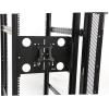 StarTech.com 4U Universal VESA LCD Monitor Mounting Bracket for 19-inch Rack or Cabinet – TAA Compliant – Cold-Pressed Steel Bracket (RKLCDBK)(Swivel)