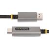 StarTech.com 6ft (2m) DisplayPort to HDMI Adapter Cable, 8K 60Hz, 4K 144Hz, HDR10, DP 1.4 to HDMI 2.1 Active Video Converter, DisplayPort Desktop to HDMI Monitor (133DISPLAYPORTHDMI21)