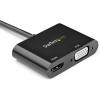 StarTech.com DisplayPort to HDMI VGA Adapter – DP 1.2 HBR2 to HDMI 2.0 (4K 60Hz) or VGA 1080p Converter Dongle – DP to HDMI or VGA Monitor Adapter – Digital Video Display Adapter (DP2VGAHD20)