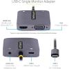 StarTech.com USB C Video Adapter, USB C to HDMI VGA Multiport Adapter w/ 3.5mm Audio Output, 4K 60Hz HDR, 100W PD 3.0, Thunderbolt 3/4 Compatible – USB C Display Travel Adapter (122-USBC-HDMI-4K-VGA)