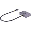 StarTech.com USB C Video Adapter, USB C to HDMI VGA Multiport Adapter w/ 3.5mm Audio Output, 4K 60Hz HDR, 100W PD 3.0, Thunderbolt 3/4 Compatible – USB C Display Travel Adapter (122-USBC-HDMI-4K-VGA)