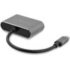 StarTech.com USB-C to VGA and HDMI Adapter – 2-in-1 – 4K 30Hz – Space Grey – Windows & Mac Compatible (CDP2HDVGA)