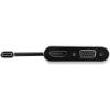 StarTech.com USB-C to VGA and HDMI Adapter – 2-in-1 – 4K 30Hz – Space Grey – Windows & Mac Compatible (CDP2HDVGA)