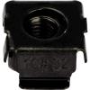 StarTech.com 10-32 Cage Nuts – 50 Pack – Rack Mount Clip Nuts – for Square Hole Server Rack – Black, TAA (CABCAGENUTS1032)