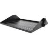 StarTech.com 2U Server Rack Shelf, Center Mounted Universal Vented Rackmount Cantilever Tray for 19″ Network Equipment Rack, Heavy Duty Steel, 200lb Capacity, 20″ Deep, Black (SHELF-2U-20-CENTER-V)(14″ Depth)