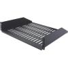 StarTech.com 2U Vented Server Rack Shelf, 16in/41.5cm Mounting Depth, for 19″ Rack/Cabinet, SPCC Steel, Max 44lb/20kg(16″)