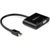 StarTech.com Mini DisplayPort to HDMI VGA Adapter – mDP 1.2 HBR2 to HDMI 2.0 (4K 60Hz) or VGA 1080p Video Converter Dongle – Mini DP to HDMI or VGA Monitor – Thunderbolt 2 Compatible (MDP2VGAHD20)
