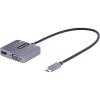StarTech.com USB C Video Adapter, USB C to HDMI VGA Multiport Adapter w/ 3.5mm Audio Output, 4K 60Hz HDR, 100W PD 3.0, Thunderbolt 3/4 Compatible – USB C Display Travel Adapter (122-USBC-HDMI-4K-VGA)