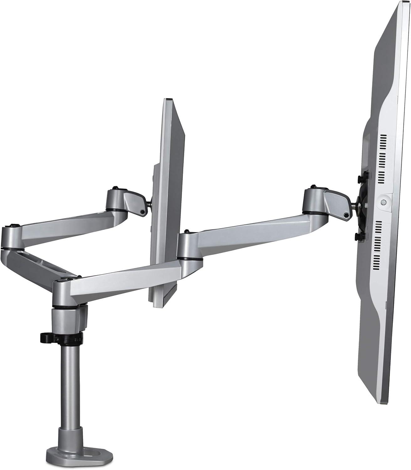 imageStarTechcom Desk Mount Monitor Arm for UHD iMac and Apple Thunderbolt Displays up to 49quot 309lb14kg Articulating Height Adjustable Single Monitor Pole Mount Clamp or Grommet Base TAADual
