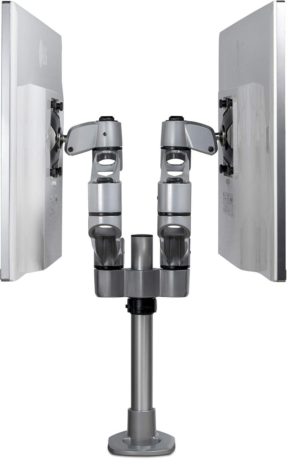 imageStarTechcom Desk Mount Monitor Arm for UHD iMac and Apple Thunderbolt Displays up to 49quot 309lb14kg Articulating Height Adjustable Single Monitor Pole Mount Clamp or Grommet Base TAADual