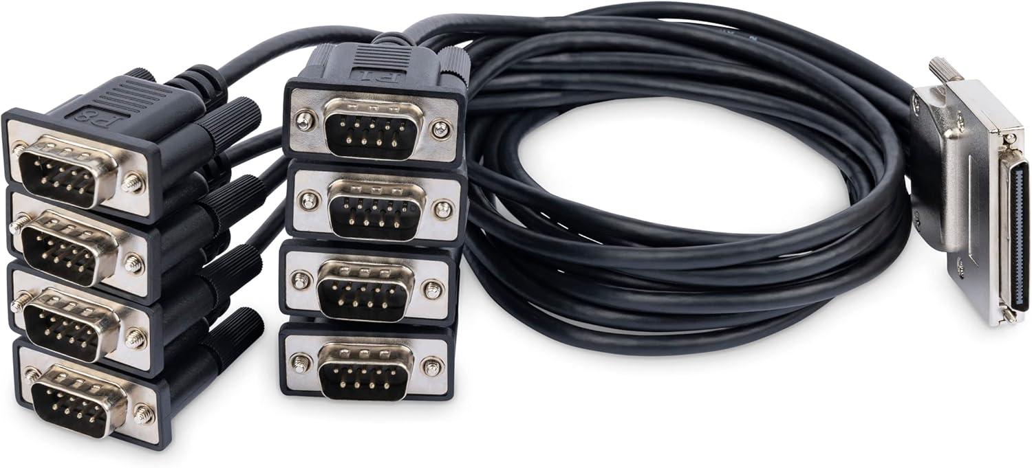 imageStarTechcom PCI Express Serial Card 16 DB9 RS232 Ports Low Full Profile Multiport Serial Adapter PCIe Serial Card TAA PEX16S550LP