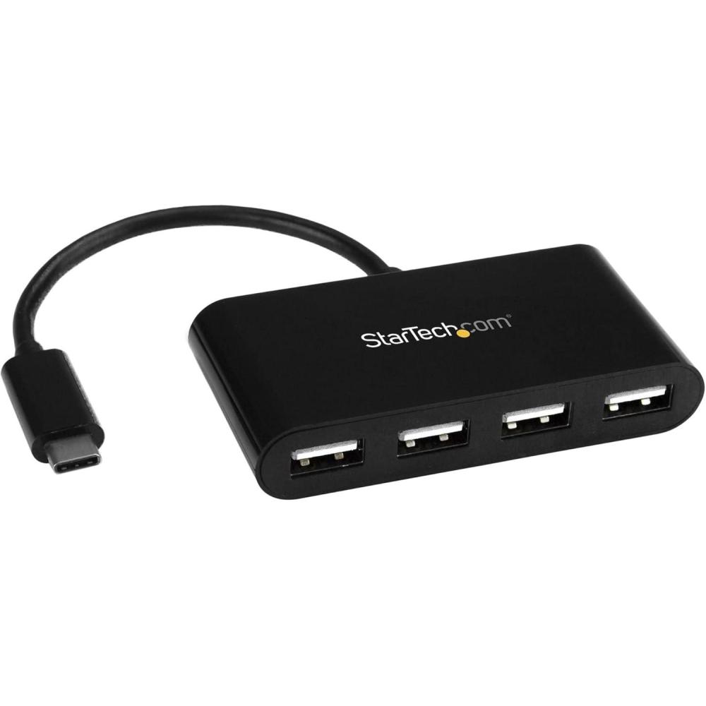 imageStarTechcom 4Port USBC Hub  USBC to 4x USBA Hub Adapter  Mini USB 20 Hub  Buspowered USB TypeC Port Expander ST4200MINIC