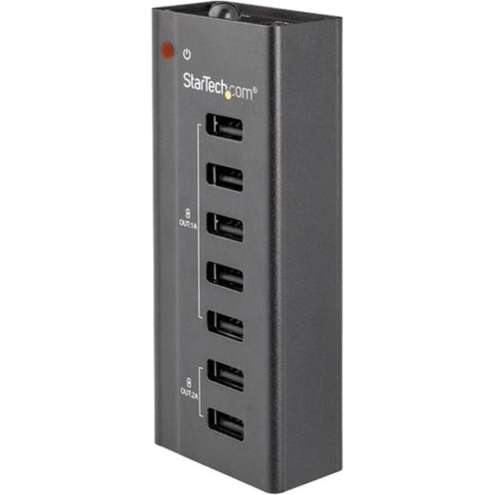 imageStarTechcom 7 Port USB Charging Station with 5X 1A Ports and 2X 2A Ports Standalone USB Charging Strip for Multiple Devices ST7C51224