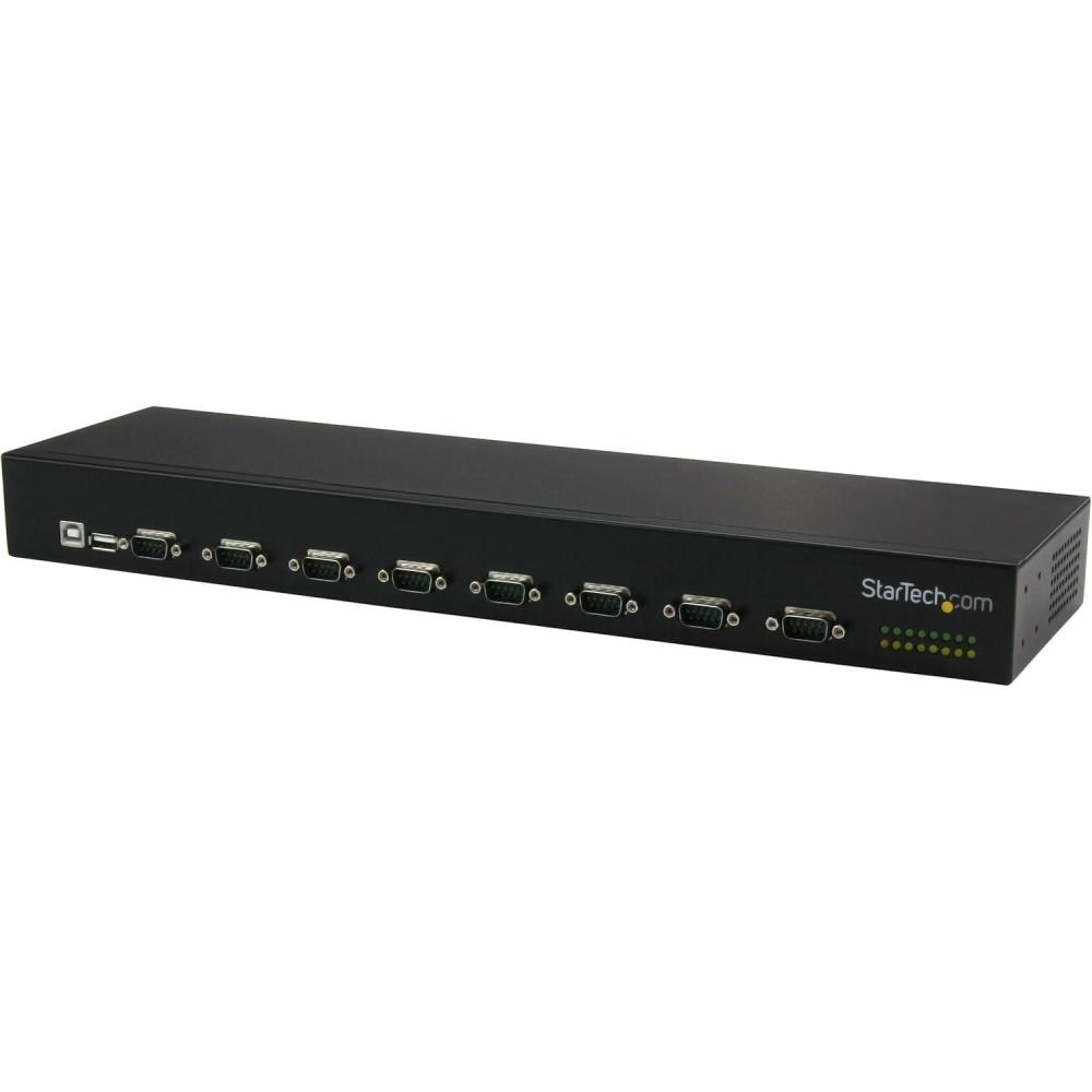 imageStarTechcom USB to Serial Hub  8 Port  COM Port Retention  Rack Mount and Daisy Chainable  FTDI USB to RS232 Hub  TAA ICUSB23208FD